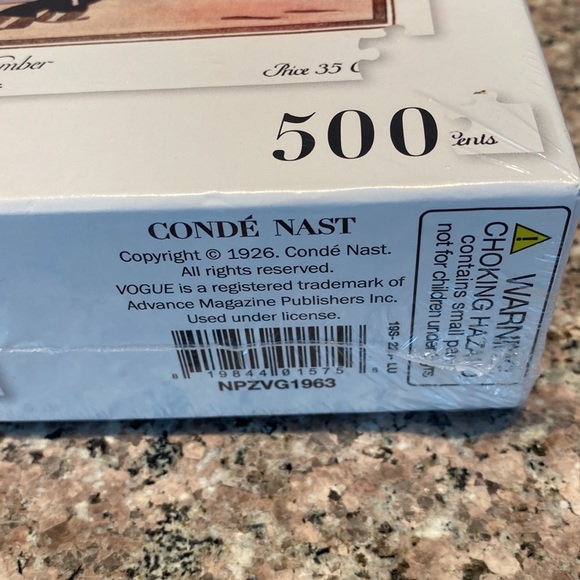 Vogue Lady on a Zebra 500 piece puzzle NEW sealed jigsaw New York Puzzle Co. - Picture 8 of 13